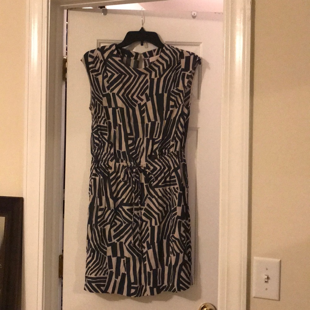 Black and grey Loft dress like new